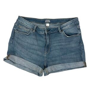 High Rise Jean Shorts